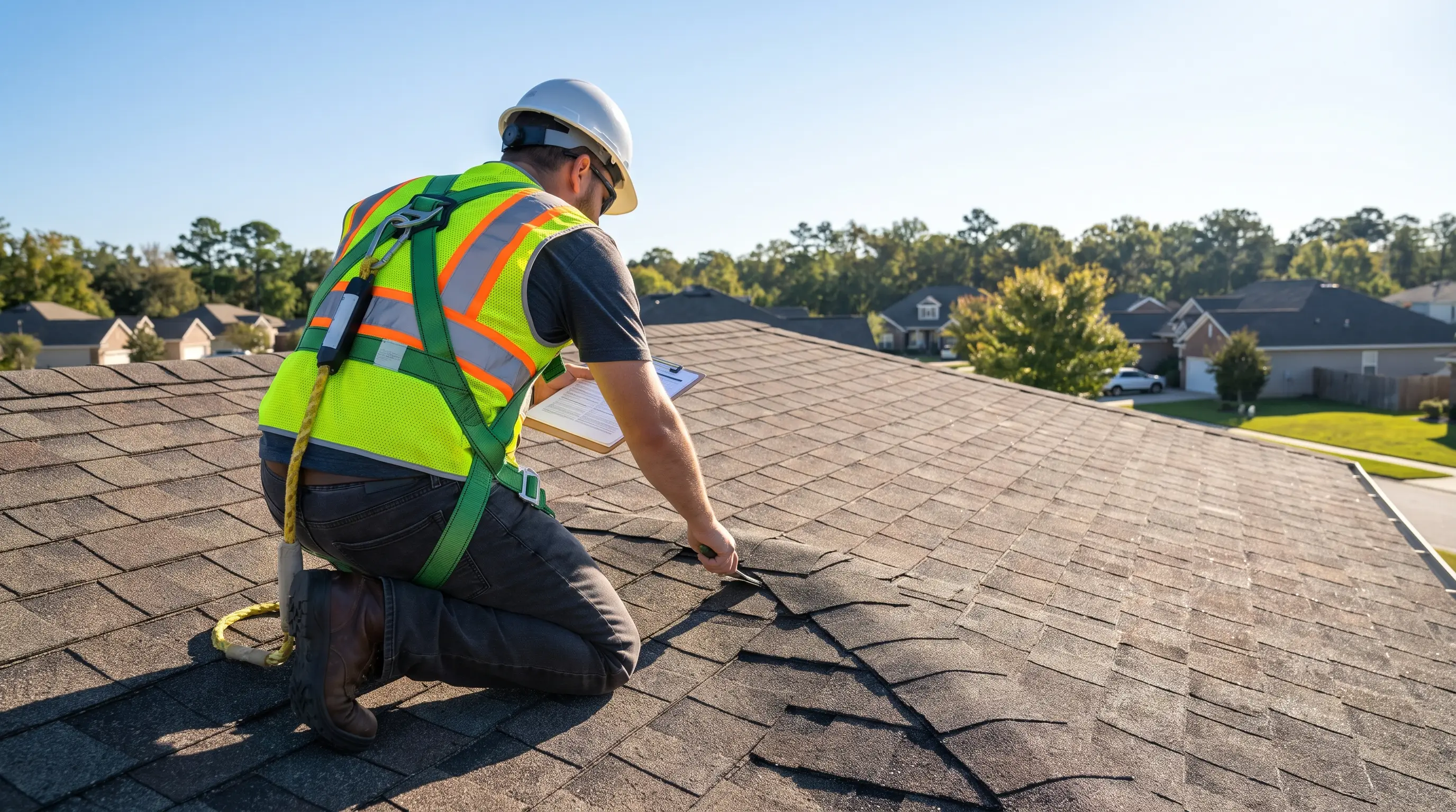 Drone roof inspection